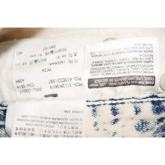 Levi’s Acid Wash Denim Shorts W26 | Vintage High-Waisted Cutoff | Y2K Grunge - Picture 5 of 11